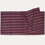 Vintage Turkish Striped Linen Red Yellow and Blue