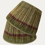 Vintage Sari Lampshade Hand Block Print 100% Pure Handloom Silk