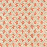 Calicut Paisley Burnt Orange Yellow On Beige