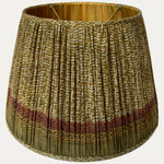 Vintage Sari Lampshade Hand Block Print 100% Pure Handloom Silk