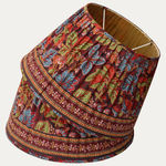 Decors Barbares Dans le Foret Original Handsewn Gathered Lampshade