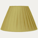 Chartreuse Faille Hamilton Silk Box Pleated Lampshade