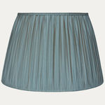 Sky Blue Faille Edson Silk Pembroke Lampshade