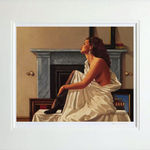 Jack Vettriano Model in White Mounted