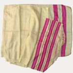 Vintage Vibrant Striped Silk Shawl