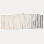 Vintage White and Blue Silk Shawl