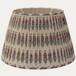 Robert Kime Field Poppy on Muslin Lampshade with Silk Lining