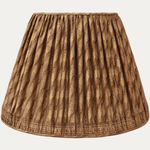 Fortuny Piumette Warm French Brown and Gold Empire Lampshade