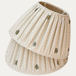 Chelsea Textiles Hand Embroidered Fabric Handsewn Lampshade