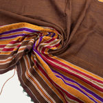 Vintage Ottoman Striped Textile with Tassels