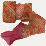 Vintage Rajasthan Leheriya Turban with Handmade Dyed Colours