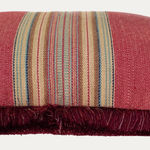 Prelle Bourette Rayée Périgord Decorative Cushion handmade by Floren