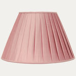 Douppion Blush Silk Box Pleated Lampshade