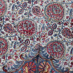 Vintage Indian Kalamkari Style Hand Block Printed Textile