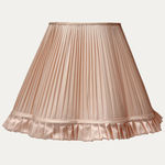 Douppion Orchid Silk Scallop Lampshade