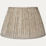 Soane Coral in Chestnut Handsewn Gathered Lampshade