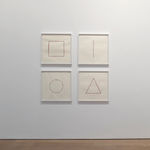 CORNELIA PARKER, Self Portrait as a Triangle, a Line, a Circle and a Square, 2015