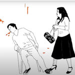 En Mi chica con su bolsa Takashi Murakami me ayuda a obtener inspiración, el artista es golpeado ferozmente por su pareja, esperando de manera pasiva la llegada del dolor o de la inspiración como única vía para conseguir resultados coherentes en la escena del arte contemporáneo actual.