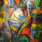 Jim Dine, The Tide of Debt, 2014