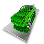 Antoine Dufilho, Wall mounted – Ferrari 250 GTO – Yellow, 2022