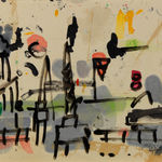 Pascal BAZILE, Fleur de fer II, Dame blanche , 1994