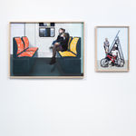 Camille BRES, Couple de peintres en vacances (d'après Patinier), 2019