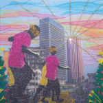 Joana Choumali, Your Hair Smells like Love and Sunshine, 2025. Boys dancing in the sun in Abidjan
