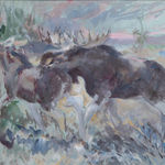 Roger Reboussin, Renardeaux jouant