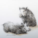 François Beaurin-Berthélemy, Sangliers à la remise