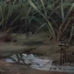 Boris Riabouchinsky, Setters à l'arrêt sur une bécassine