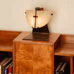 PIERRE CHAREAU, 'LP180' or 'MASQUE' LAMP, 1922