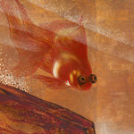 GASTON SUISSE, "Antilopes sautant un ruisseau", 1933