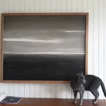 Hanie Soltani, Lying figure with peonies (diptych), 2022