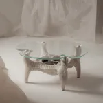 Agnès Debizet, "Entrelacs" large side table, 2020