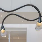 Irene Cattaneo, "Wild and voluptuous animals" ceiling fixture, 2025