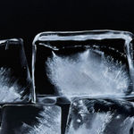 Painting of stacked ice