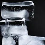 Painting of ice cubes