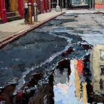 Painting of a Tribeca street