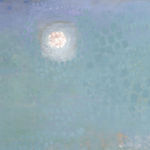 Abstracted painting of a harbor scene