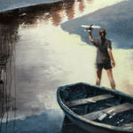 Oil painting on panel