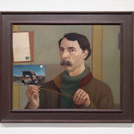 Self-portrait painting