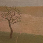 Painting of a woman and a tree