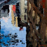 Painting of a Tribeca street