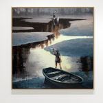 Oil painting on panel