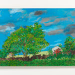 Derek Boshier, Welsh Landscape 'Rowan Trees', 1979