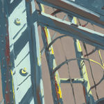 Gerard_Byrne_City_Ladder_art_gallery_Dublin_Ireland_painting_detail