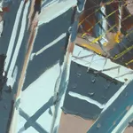 Gerard_Byrne_City_Ladder_art_gallery_Dublin_Ireland_painting_detail