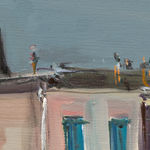 Gerard-Byrne-Winter-Light-East-Pier-Lighthouse-DunLaoghaire-art-gallery-Dublin-Ireland-painting-detail