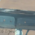 Gerard_Byrne_City_Ladder_art_gallery_Dublin_Ireland_painting_detail_artist_signature