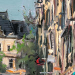 Gerard-Byrne-Summer-in-Paris-irish-modern-impressionist-art-gallery-Dublin-Ireland-painting-detail